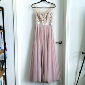 BHLDN Pink Wedding Dress
